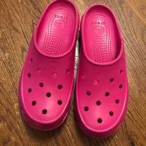 Pink Crocs Women’s size 7
